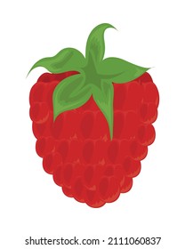 Erdbeerfruchtsymbol einzeln