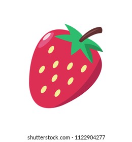 strawberry - fruit icon vector