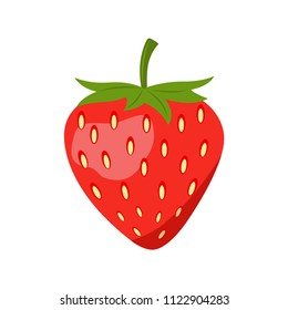 strawberry - fruit icon vector