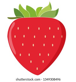 Strawberry Fruit Icon Vector - Vetorial