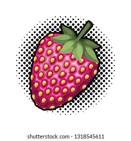 strawberry fruit isolated icon