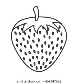 strawberry fruit isolated icon vector illustration design