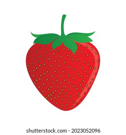 Erdbeeren Fruchtsaft Vektorgrafik-Design