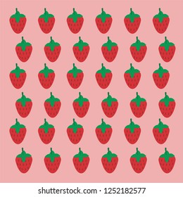 Strawberry Fruit Seamless
Pattren Modern Design