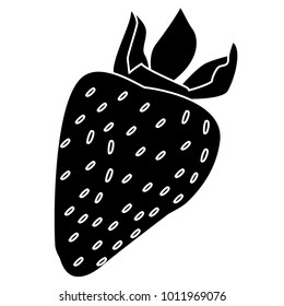 Strawberry fruit symbol