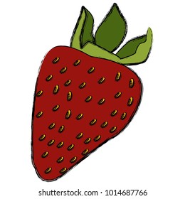 Strawberry fruit symbol