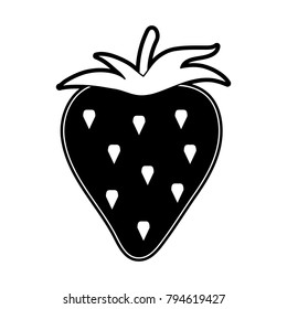 Strawberry fruit symbol