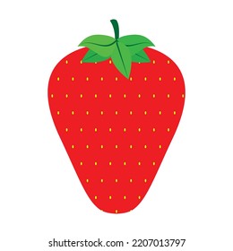 Icono de diseño del vector Fruto de fresa