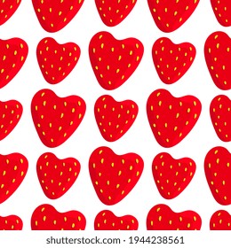 strawberry fruits seamless pattern textile print. Great for summer vintage fabric, scrapbooking, wallpaper, giftwrap. repeat pattern background design