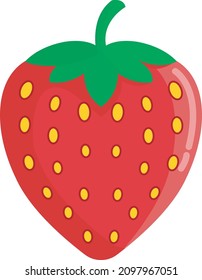 Strawberry garden vector.fresh Strawberry Vector illustration