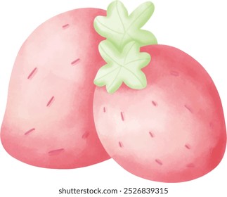strawberry gnome, Cute Strawberry Gnomes, strawberry gnomes isolated on white background.