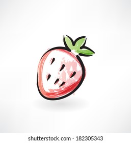 strawberry grunge icon
