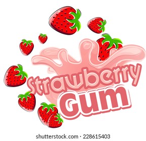 strawberry gum