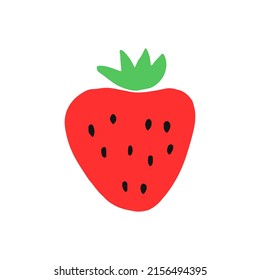 strawberry. hand drawn vector illustration. 