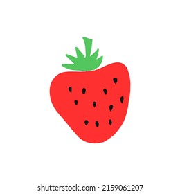 strawberry. hand drawn vector illustration.