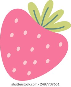 Ilustración vectorial dibujada a mano de fresa