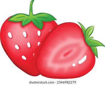 strawberry healthy fruit vegetarian food