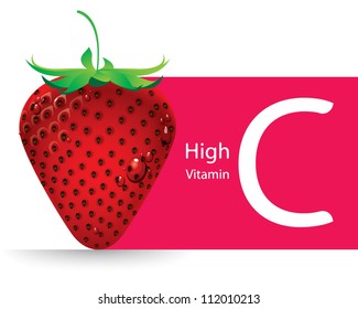 Strawberry high vitamin C vector