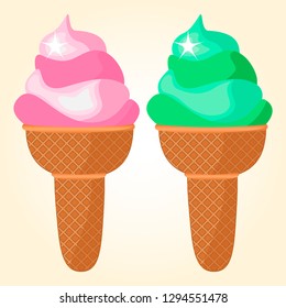 Strawberry Ice cream 