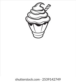 **Strawberry Ice Cream Cone Icon - Stock Illustration (.EPS)**

This strawberry ice cream cone icon features a classic scoop of creamy, pink strawberry ice cream in a crisp waffle cone, ideal for digi