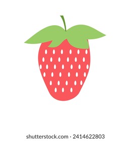 strawberry icon clasic with with background