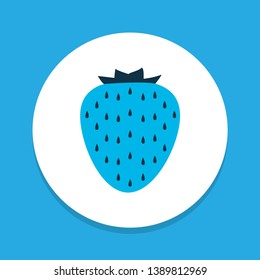 Strawberry icon colored symbol. Premium quality isolated berry element in trendy style.