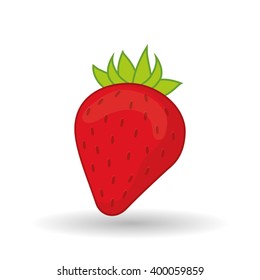 strawberry icon design 