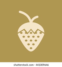 Strawberry Icon. Eps-10.