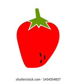 Strawberry icon. flat illustration of Strawberry. vector icon. Strawberry sign symbol