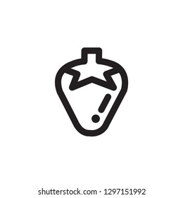 Strawberry Icon , Fruit symbol