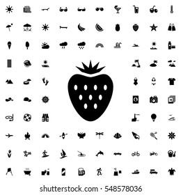 strawberry icon illustration isolated vector sign symbol