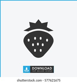 strawberry icon illustration isolated vector sign symbol