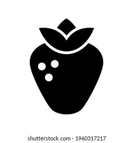 strawberry icon or logo isolated sign symbol vector illustration - high quality black style vector icons
