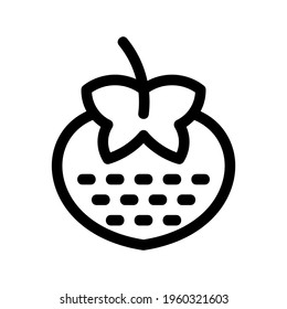 strawberry icon or logo isolated sign symbol vector illustration - high quality black style vector icons
