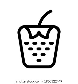 strawberry icon or logo isolated sign symbol vector illustration - high quality black style vector icons
