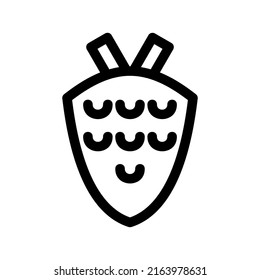 strawberry icon or logo isolated sign symbol vector illustration - high quality black style vector icons
