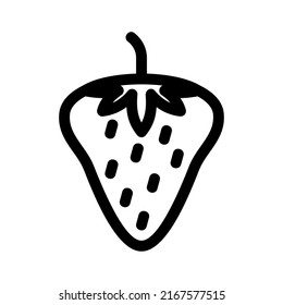 strawberry icon or logo isolated sign symbol vector illustration - high quality black style vector icons
