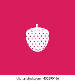 Strawberry icon. Strawberry sign