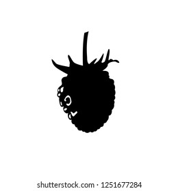 Strawberry icon. Simple vector illustration.