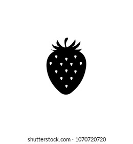 Strawberry icon vector