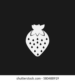 Strawberry icon Vector.