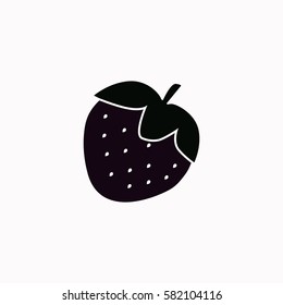 Strawberry  icon Vector design.