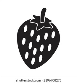 strawberry icon vector design template