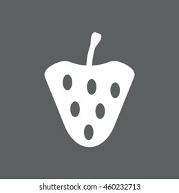 Strawberry Icon, vector, icon flat