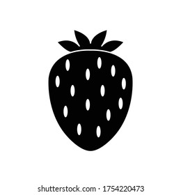 strawberry icon vector fruit fresh sign 