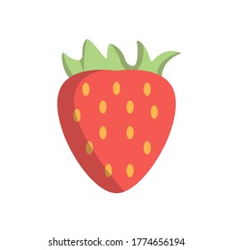 diseño vectorial de icono de fresa