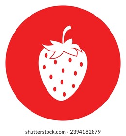 strawberry icon vector illustration design