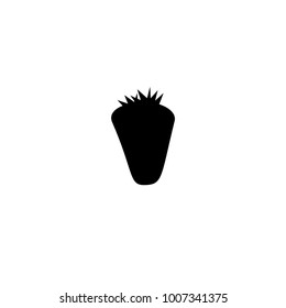 strawberry icon.black design color