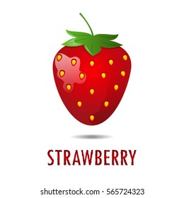 Strawberry illustration. Isolated picture. Vector eps 10