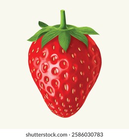 Strawberry illustration, Strawberry Shortcake vector